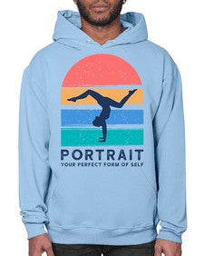 Portrait Your Perfect Form of Self 492# - yoga- Hoodie