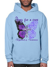 Pray For A Cure AlzheimerS Awareness 208# - alzheimers- Hoodie