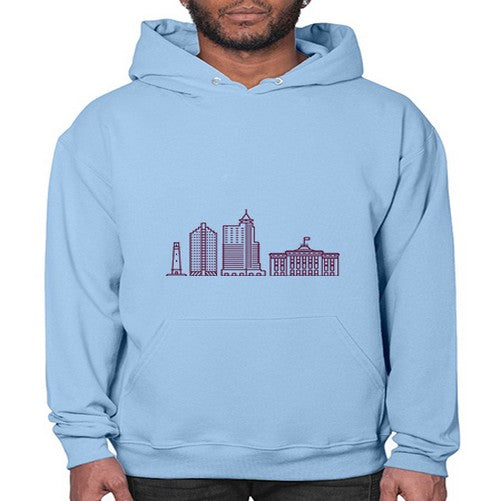 Raleigh 1709# - cities- Hoodie