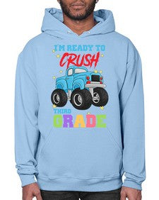 Ready to Crush third Grade 722# - third grade- Hoodie