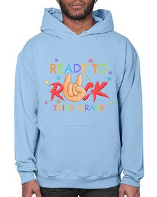 Ready to Rock third Grade 737# - third grade- Hoodie