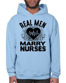 Real men Style 1349# - nurse- Hoodie