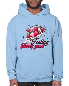 Retro Summer Doing My Berry 1506# - strawberry- Hoodie