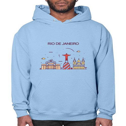 RioDeJaneiro 1737# - cities- Hoodie
