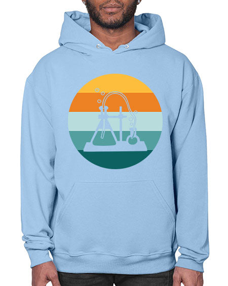 ScientistRetroSunsetScientistSkinite Scientist Skinite 39# - general science- Hoodie