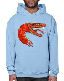 Snake 223# - cartoon animals- Hoodie