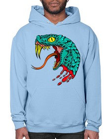 Snake 227# - cartoon animals- Hoodie