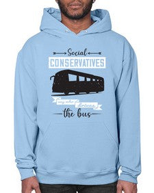 Social conservatives say who drives the bus 5# - bus- Hoodie