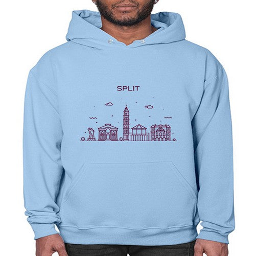Split 1875# - cities- Hoodie