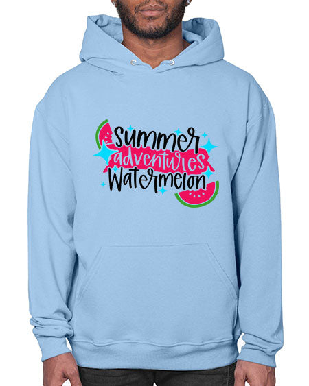 Summer Adventures Watermelon Style 23# - summer- Hoodie