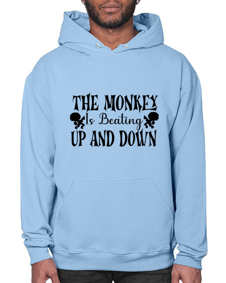 The monkey is beating up  - monkey- Hoodie