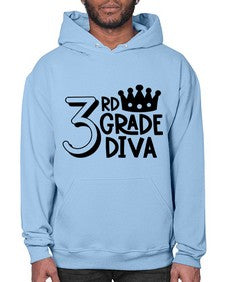 Third Grade Diva 953# - third grade- Hoodie