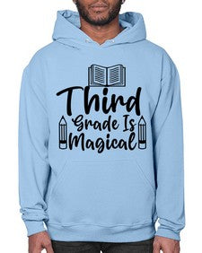 Third Grade Is Magical 961# - third grade- Hoodie