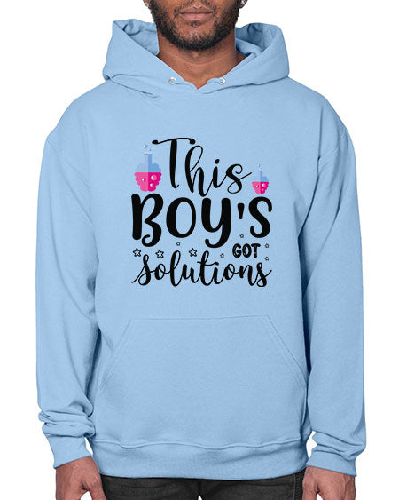 This Boy s Got Solutions 20# - general science- Hoodie