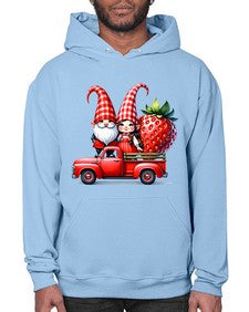 Truck Gnome Strawberries 1673# - strawberry- Hoodie