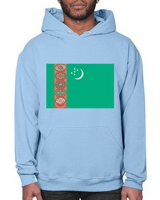 Turkmenistan 2019# - world flags- Hoodie