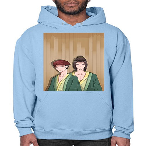 Two man in a hot spring 18# - anime- Hoodie