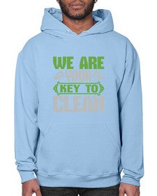 We are your key to clean Style 464# - cleaner- Hoodie