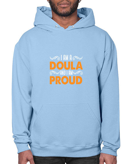 WomensIamadoulaandIamproudgiftforfunnymidwifedoula1652# - doubla- Hoodie