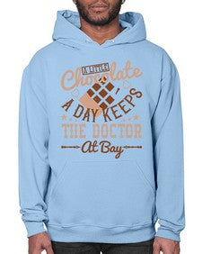a little chocolate a day keeps the doctor at bay 3# - chocolate- Hoodie