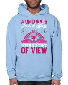 a unicorn is just a horse with a point of view 3# - unicorn- Hoodie