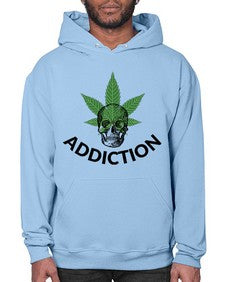 addiction cannabis 217# - marijuana- Hoodie