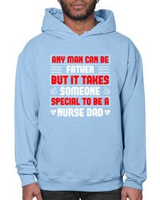 any man can be father Style 579# - nurse- Hoodie