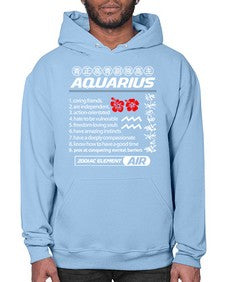 aquarius 85# - aquarius- Hoodie