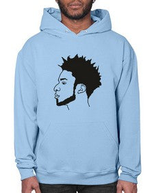 beardman 43# - black boys or men- Hoodie