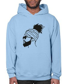 beardman 44# - black boys or men- Hoodie
