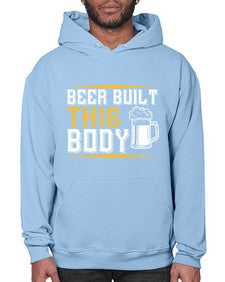 beer built this body 642# - beer- Hoodie