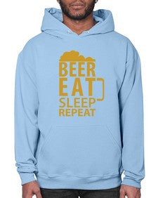 beer eat sleep 644# - beer- Hoodie