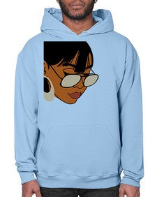 black afro 40# - black girls or women- Hoodie