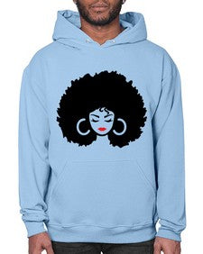 black women - queen 63# - black girls or women- Hoodie