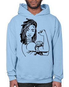 black women - queen 6# - black girls or women- Hoodie
