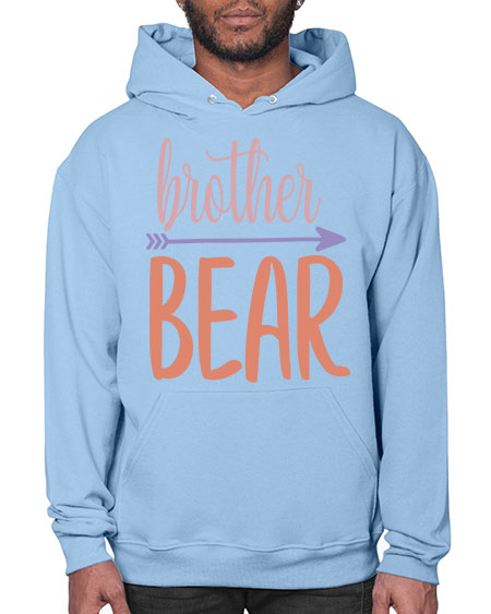brother bear 73# - bears - animals- Hoodie