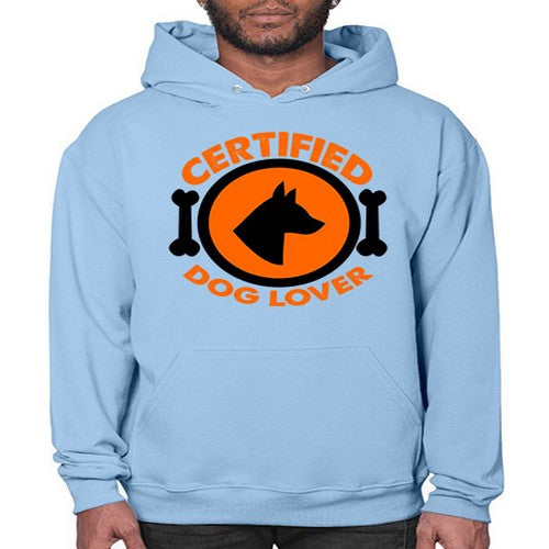 certified dog lover - dogs- Hoodie