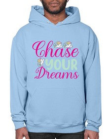chase your dreams 79# - unicorn- Hoodie