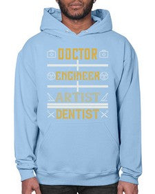 doctor engineer artist dentist Style 122# - dentist- Hoodie