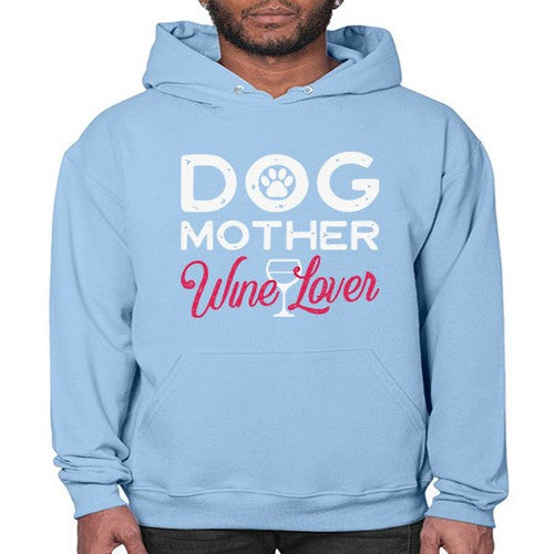 dog mother wine lover 16# - dogs- Hoodie