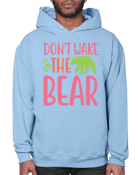 don’t wake the bear 105# - bears - animals- Hoodie