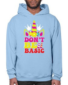 dont be basic 94# - unicorn- Hoodie
