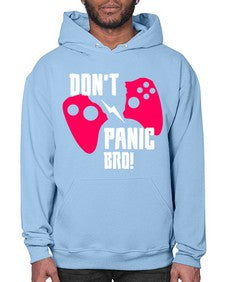 dont panic bro 75# - video games- Hoodie