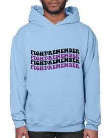 fight remember 142# - alzheimers- Hoodie