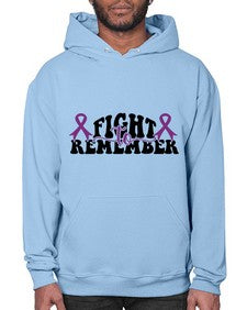 fight to remember 144# - alzheimers- Hoodie