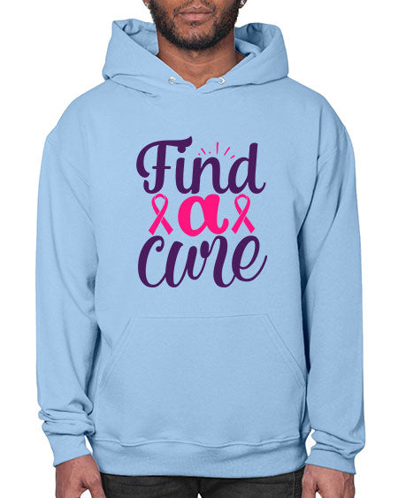 find a cure Style 12# - breast cancer- Hoodie