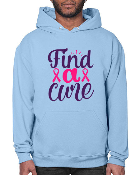 find a cure - breast cancer- Hoodie