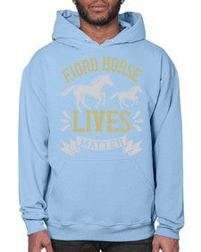 fjord horse lives matter Style 54# - horse- Hoodie