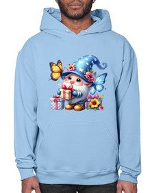 gnome with butterfly 03# - gnome- Hoodie