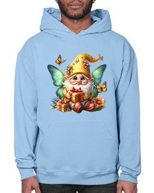 gnome with butterfly 07# - gnome- Hoodie